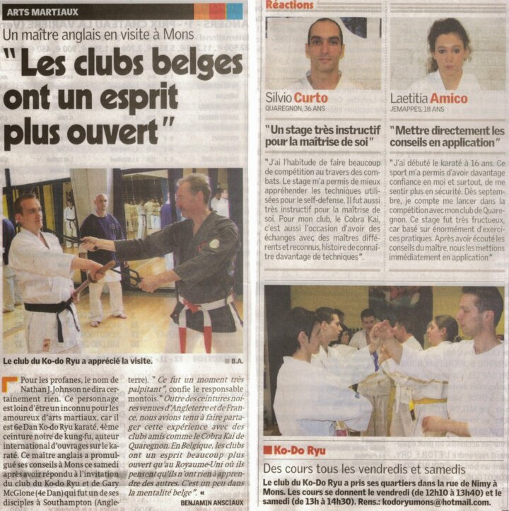 Coupure de presse : La Province — 2007