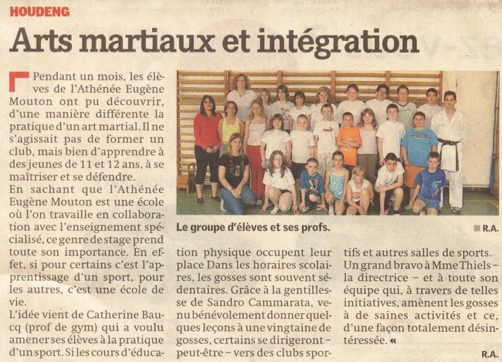 Coupure de presse : Cours Ecole