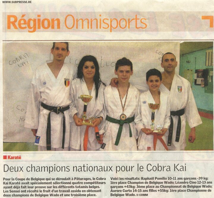Coupure de presse : La Province — mai 2008