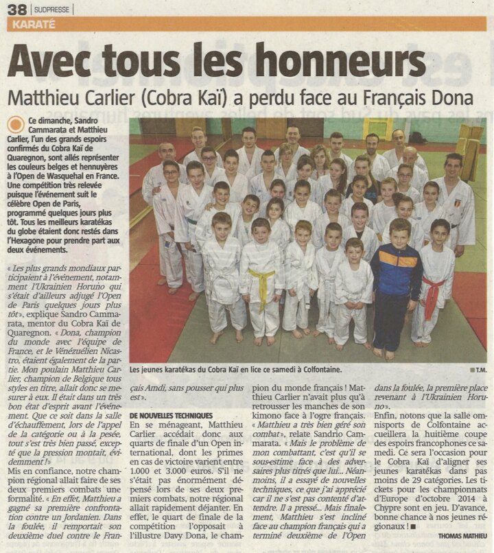 Coupure de presse : Wasquehal