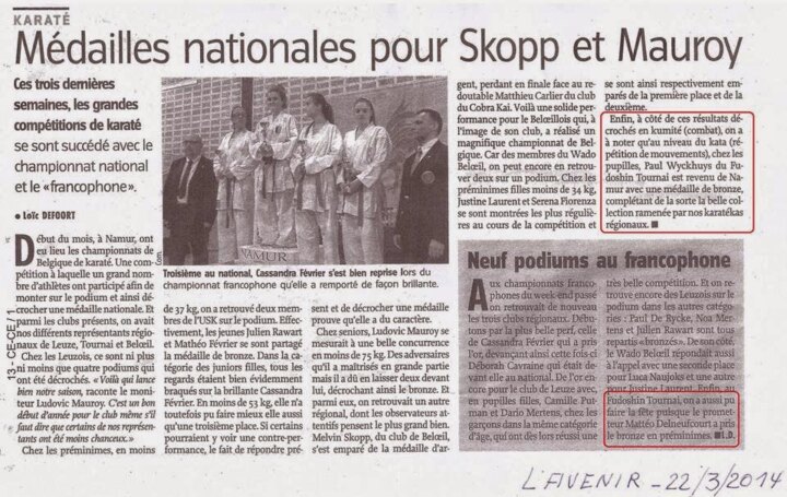 Coupure de presse : FBK