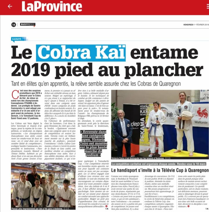 Coupure de presse : FFKAMA