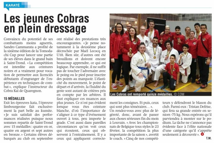Coupure de presse : Tomodachi cup