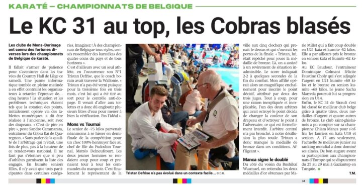 Coupure de presse : FBK